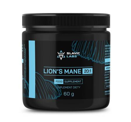 Slavic Labs Lion’s Mane Soplówka Jeżowata DER 20:1 na lepsze samopoczucie 60 g