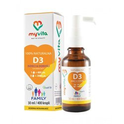 Myvita Witamina D3 400 Iu-2000 Iu 30 Ml