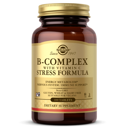 Solgar B-Complex with Vitamin C - 100 tabl.