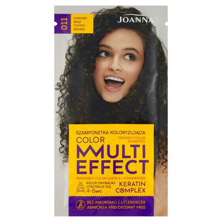 Multi Effect szamponetka koloryzująca 011 Kawowy Brąz 35g