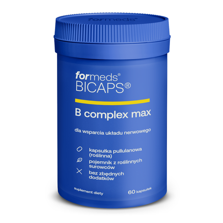 ForMeds Bicaps B Complex MAX kompleks witamin z grupy B 60 kaps.
