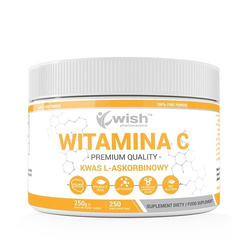Wish Witamina C Kwas L-Askorbinowy 1000mg - 250g