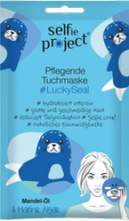 Selfie Project, Maska Nawilżająca na Tkaninie #LuckySeal, 15 ml.