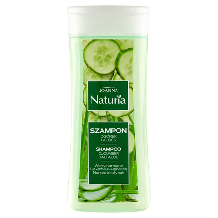 Naturia szampon do włosów normalnych i przetłuszczających się Ogórek i Aloes 200ml
