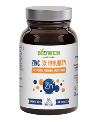 Biowen Zinc 3X Immunity Cynk Complex+ 100 kaps.