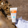 Alphanova Sun Bio, Krem przeciwsłoneczny, hipoalergiczny, wodoodporny, filtr SPF50, 50g