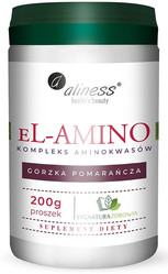 Aliness eL-AMINO kompleks aminokwasowy proszek 200g smak pomarańcza