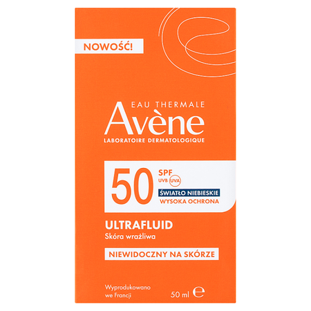 Avène Ultrafluid wysoka ochrona SPF 50 50 ml