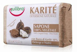 Equilibra, Mydło z masłem shea, 100 g