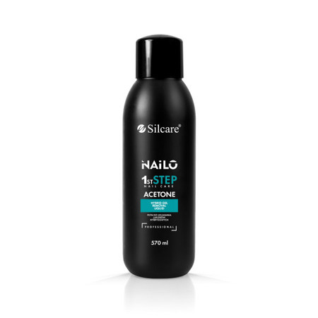 Nailo 1st Step Nail Acetone aceton do usuwania lakierów hybrydowych 570ml