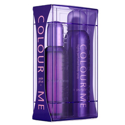Colour Me Purple zestaw woda perfumowana spray 100ml + perfumowany spray do ciała 150ml