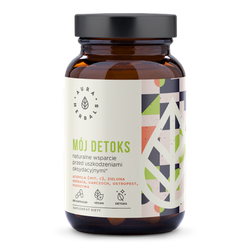 AURA HERBALS Mój Detoks - naturalne wsparcie przed uszkodzeniami oksydacyjnymi 60 kaps.