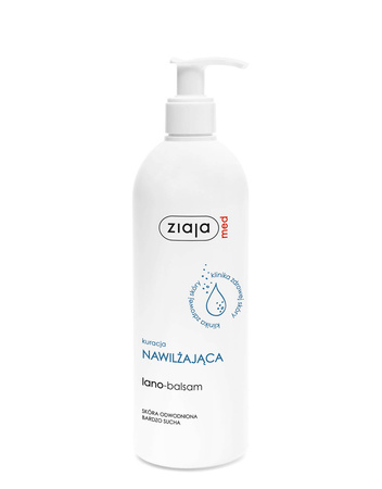Ziaja Med, Nawilżający lano-balsam − 400 ml