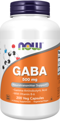 GABA 500 mg z witaminą B6 (200 kaps.)