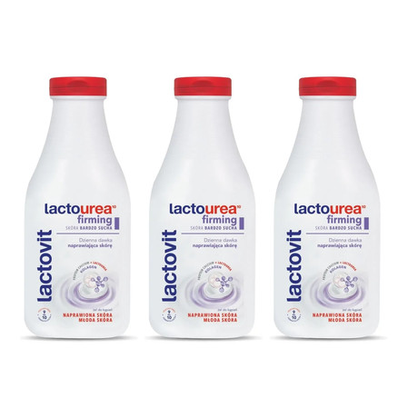 Zestaw: 3x Lactovit lactourea firming ujędrniający żel do kąpieli 500ml