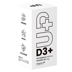 UP Health Witmina D3+ suplement diety  60 kaps.
