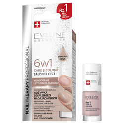 Nail Therapy Professional 6w1 Care &amp; Colour skoncentrowana odżywka do paznokci nadająca kolor Shimmering Nude 5ml