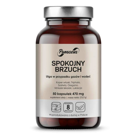Panaseus Spokojny brzuch 50 k gazy zwdęcia