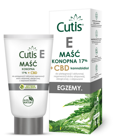 Cutis E - EGZEMA maść konopna 17% + CBD 120 ml