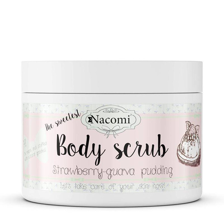 Peeling do ciała. Truskawkowy pudding z guawą