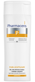 Pharmaceris P Puri-Ichtilium żel do mycia ciała i skóry głowy 250 ml