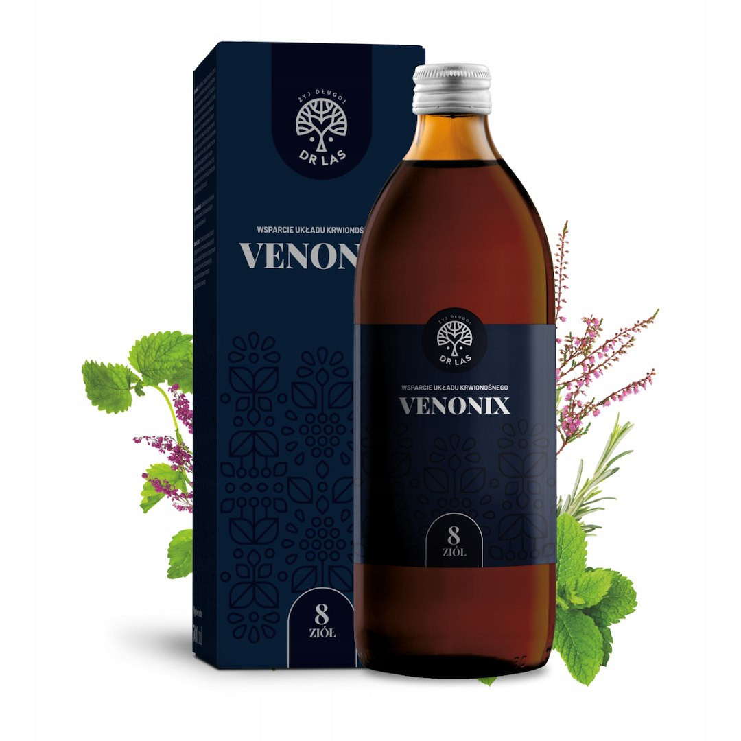 Растительный комплекс Dr. Las Venonix, конский каштан и иглица, для сосудов, жидкость, 500 мл