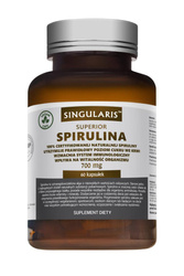 Singularis Superior Spirulina 700 mg 60 kaps.