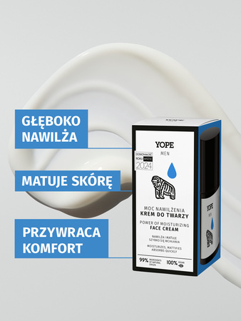 Yope - Men Wood nawilżający krem do twarzy dla mężczyzn 50ml