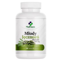 MedFuture Młody Jęczmień ekstrakt 500mg - 60 kaps.