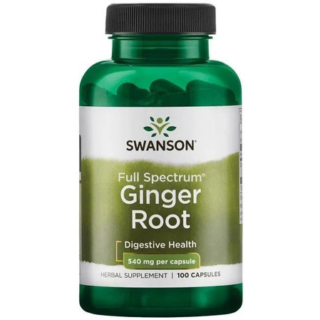 Swanson Imbir 540 Mg 100 K Wspiera Układ Trawienny