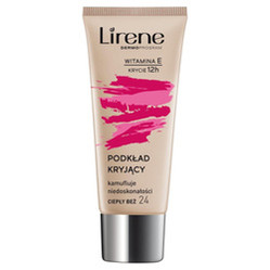 Podkład kryjący z witaminą E 24 Ciepły Beż 30ml