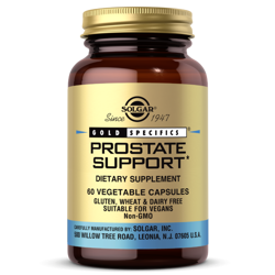 Solgar Prostate Support wspiera zdrowie prostaty 60 kaps.