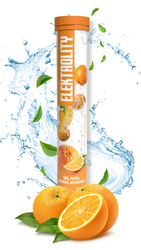 Elektrolity - smak pomarańczowy - 20 tabletek