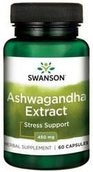 Swanson Ashwagandha Extract 450 Mg 60 kaps.