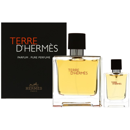 Terre D'Hermes zestaw woda perfumowana spray 75ml + woda perfumowana spray 12.5ml