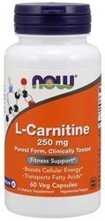 Now Foods − L-Karnityna Carnipure 250 mg − 60 kaps.