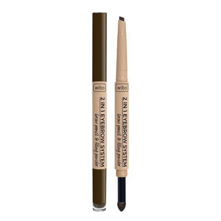2in1 Eyebrow System kredka i gąbka do brwi 3