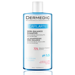 DERMEDIC CAPILARTE SEBU-BALANCE włosy tłuste, równowaga mikrobiomu 300 ml
