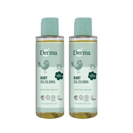 Zestaw: 2x Derma Eco Baby oliwka 150ml