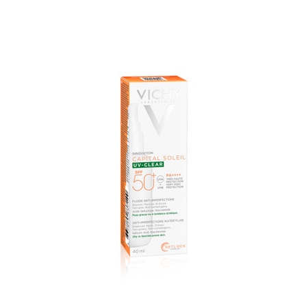 Vichy Capital Soleil UV-Clear SPF 50+ fluid przeciw niedoskonałościom