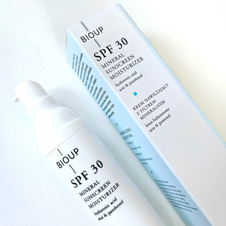 Bioup SPF 30 Krem nawilżający z filtrem mineralnym