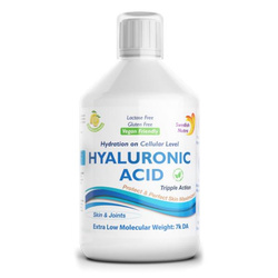 Swedish Nutra Hyaluronic Acid kwas hialuronowy nawilżenie dla skóry i stawów 500ml