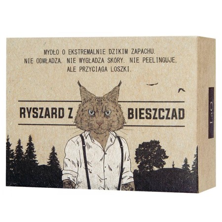 LaQ Ryś Mydło w kostce dla facetów "Ryszard z Bieszczad" 85g