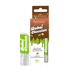 4 organic Naturalny nawilżający balsam do ust Dubajska czekolada 5g