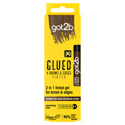 Glued 4 Brows &amp; Edges Tinted żel do stylizacji brwi Brown 16ml