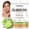 Essensey Kollagen Rybi 10000 mg na stawy, włosy z kwasem hialuronowym 321g smak zielona herbata