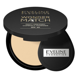 Wonder Match matowy puder prasowany z filtrem ochronnym SPF30 02 Medium Beige 8g