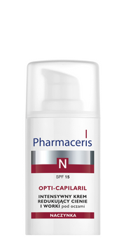 Pharmaceris N Opti-Capilaril intensywny krem redukujący cienie i worki pod oczami (SPF 15) 15 ml