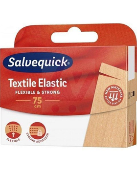 Salvequick textile elastic 75 cm x 12 cm