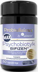 Aliness ProbioBALANCE, Psychobiotyk BIFIZEN MA 6,5 mld 60 kaps. vege